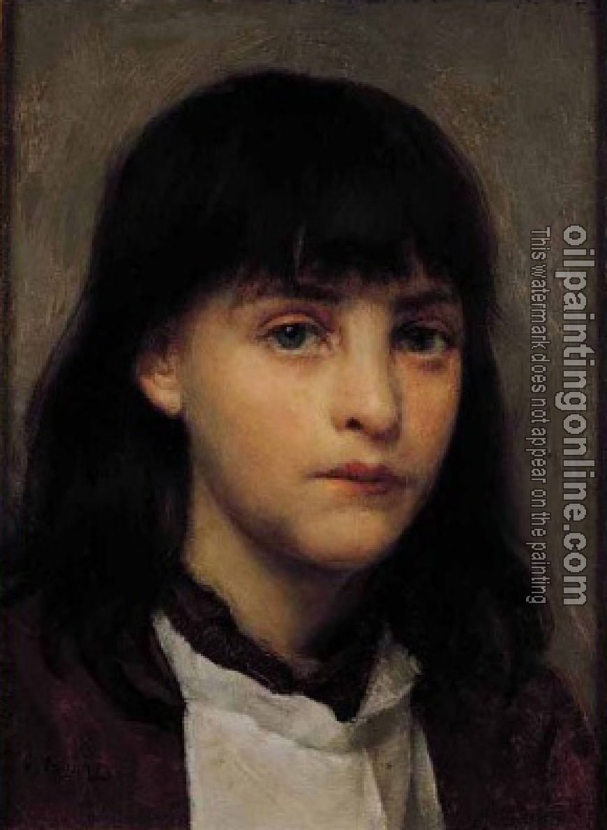 Edwin Harris - Portrait of a Young Girl